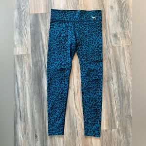 Victoria’s Secret teal leopard print leggings!